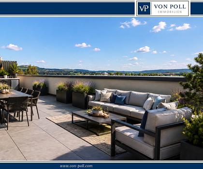 Oben angekommen - Penthouse mit 60qm Dachterasse und Weitblick