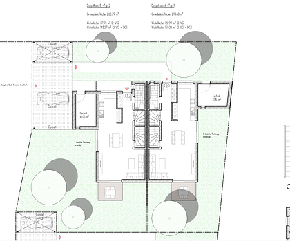 KfW 55-Neubau – Moderne Doppelhaushälften für Ihr neues Zuhause